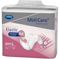 Hartmann Molicare Premium Slip Elastic 7 gouttes Large - 6 paquets de 30 protections