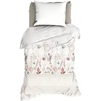 Satin d'or Dekbedovertrek Giselle Multi Taupe Satijn-140 x 200 / 220 cm | 1-Persoons