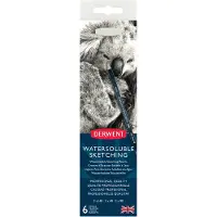 Derwent Graphic potloden tin- set van 6 potloden met puntenslijper