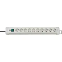 Brennenstuhl Premium-Line stekkerdoos met 10 contacten / grijs - 3 meter
