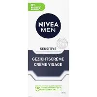 Nivea MEN Sensitive Gezichtscrème - Gevoelige huid - Alcoholvrij - Met kamille en hamamelis - 2 x 75 ml