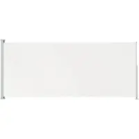 vidaXL Tuinscherm uittrekbaar 220x500 cm crème