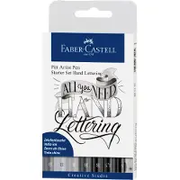 Faber-Castell Pitt Artist Pens tekenstiften handlettering starter set (8-delig)