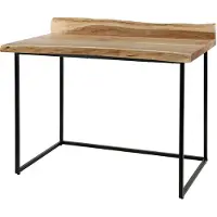 Hoyz bureau live edge 110x60x76 hout metaal onderstel -