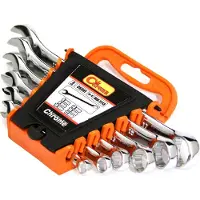 Richmann 6-delige Chroom-Vanadium Ring-Steeksleutelset 6-17mm