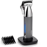 BaByliss Men Super-X Metal Series snoerloze tondeuse zilver, grijs
