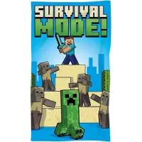 Minecraft Strandlaken - 70 x 140 CM - Survival Run
