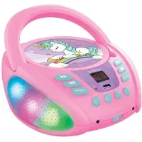 Lexibook Lecteur CD Portable Bluetooth Licorne