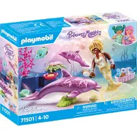Playmobil Princess Magie - Zeemeermin met dolfijnen - 71501 - 28 - - OneSize - Speelgoedfiguren