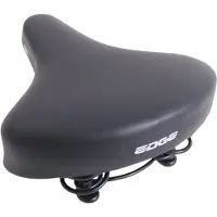 Edge fietszadel city zwart (werkplaatsverpakking)