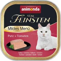 Animonda 32 x VOM FEINSTEN VOLWASSEN KATTEN MET KALKOEN & TOMAAT