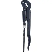 Kwb pijptang - Gebogen - S bek - 1" - 409420