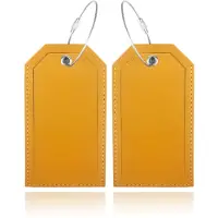 LGT JWLS Bagagelabel Geel - Set van 2 stuks