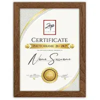 Zep V4721N Certificate Brown 21x29,7 cm