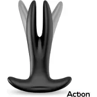 Action - Pinsy - Verstelbare Anaal Vibrator - Grote Buttplug - Anaal Dildo Groot - Prostaat Vibrator - Vibrator Voor Mannen en Vrouwen - Zwart
