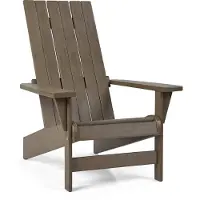 Keter Montauk Adirondack Premium Tuinstoel - 88,9x71,76x93,35cm - Gerecycled Hoogwaardig HDPE kunststof - Bruin