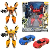 Toi-Toys Toi Toys Veranderrobot 'Superauto'+L-G Verschillende verschillende Kunstmarmer