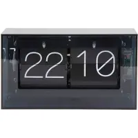 Karlsson Klok Boxed Flip Acrylic Black