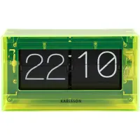Karlsson Klok Boxed Flip Acrylic Neon Yellow