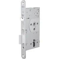 Abloy EL560 Veiligheidspaniekdeurslot | enkelzijdig krukgestuurd | zelfvergrendelend | SKG** | DM60mm | PC72mm | voorplaat RVS 24x235mm afgerond | 12/24V DC | DR 1+2+3+4 - 10013881