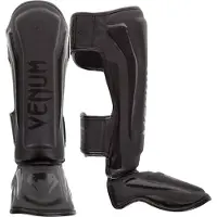 Venum Elite Standup Shinguards - Matte Black