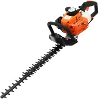 vidaXL Benzine-heggenscharen, oranje en zwart, 722 mm