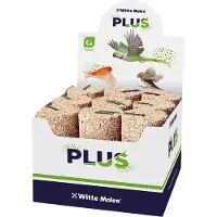 Witte molen Mineraalblok Klein Fijn - Voor Vogels - 1 St - 5x5x5cm