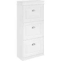 SoBuy Schoenenkast met 3 kleppen, 53x24x117 cm