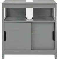 SoBuy Ondergootkast met Schuifdeuren, Grijs 60x60x30cm