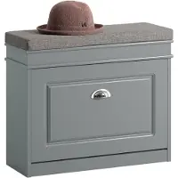 SoBuy Schoenenkast met Zitvlak - 61 x 24 x 51 cm - Grijs