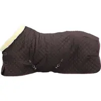 Kentucky Horsewear Horsewear - Showdeken - 600D - 140 cm / 6'3 - Vegan wol - Bruin