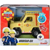 Simba - Brandweerman Sam - Mountain 4x4 met figuur - Speelgoedvoertuig - vanaf 3 jaar