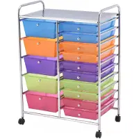 Coast Rolltrolley – 15 Laden – max. 10 kg – 63 x 37 x 87 cm – Zwart