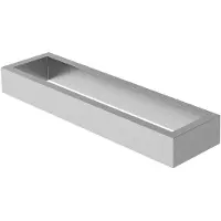 ML-Design Handdoekenrek Tophie | staal wit 26x7x3 cm handdoekenhouders | NADUVI