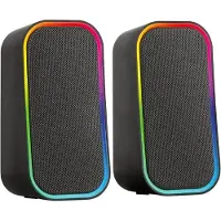Speedlink TOKEN PC-luidsprekers Bluetooth, Kabelgebonden 6 W Zwart, RGB