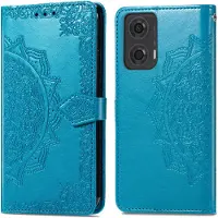 IMoshion Mandala Bookcase voor de Motorola Moto G04 / G24 - Turquoise