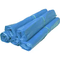 123schoon Afvalzak 120 liter blauw - T25 - 70x110cm - 500 stuks - HDPE