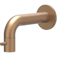 Ivy Aia Fonteinkraan Concord Wand Met Schuimstraalmond Geborsteld Mat Koper PVD