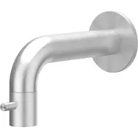 Ivy Aia Fonteinkraan Concord Wand Met Schuimstraalmond Geborsteld RVS316
