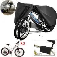 Hoppa! Universele fietshoes voor 1–2 fietsen – waterdicht, inclusief opbergtas voor onder het zadel