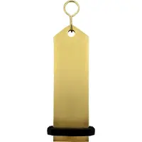 Combicraft Bumerang hotel sleutelhanger goud - 100 x 30 mm - 5 stuks