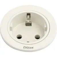 Evoline 159280004300 Inbouwstekkerdoos 1-voudig Wit 1 stuk(s)