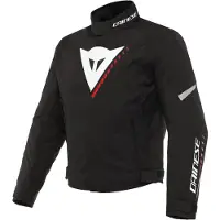 Dainese Veloce D-Dry Jas Zwart Wit Lava Rood Maat 44