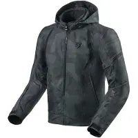 REV'IT! Flare 2 Jas Camo Zwart Grijs Maat M