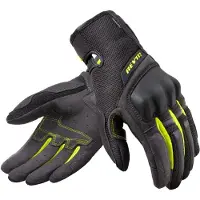 REV'IT! Volcano Ladies Zwart Neon Geel Maat L