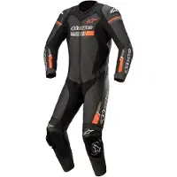Alpinestars GP-Force Chaser 1-Dlg 1-delig pak af lavet af læder Zwart/Neonrood 48, Mannen