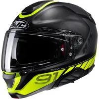HJC RPHA 91 Rafino Zwart Geel Mc3Hsf Systeemhelm Maat XS