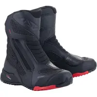Alpinestars Rt-7 Drystar Schoenen Zwart Rood Maat 41