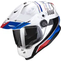 Scorpion ADF-9000 Desert Wit/Blauw/Rood XS unisex