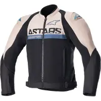 Alpinestars SMX Air Jas Light Bruin Zwart Sodalite Blauw Maat 3XL